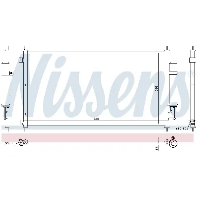 Kondenzator, klima-uređaj NISSENS NIS 940467 IC-D4A5E1