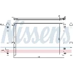 Kondenzator, klima-uređaj NISSENS NIS 940468 IC-D869F6