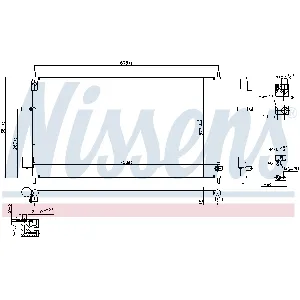 Kondenzator, klima-uređaj NISSENS NIS 940502 IC-D45FED