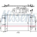 Kondenzator, klima-uređaj NISSENS NIS 940511 IC-D74295
