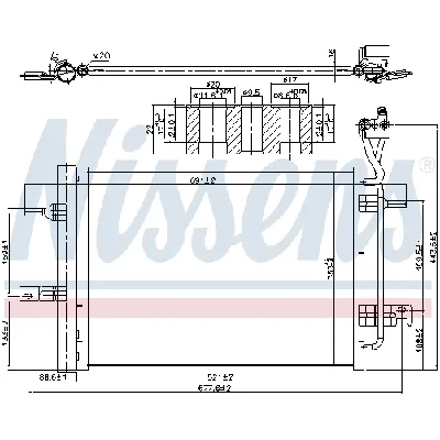 Kondenzator, klima-uređaj NISSENS NIS 940511 IC-D74295