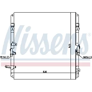 Kondenzator, klima-uređaj NISSENS NIS 94053 IC-474132