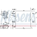 Kondenzator, klima-uređaj NISSENS NIS 940541 IC-DCDE96