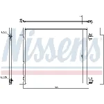 Kondenzator, klima-uređaj NISSENS NIS 940546 IC-D74297