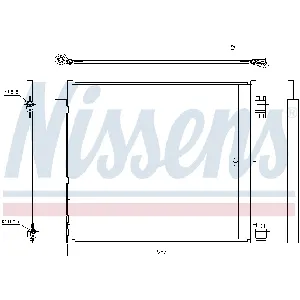 Kondenzator, klima-uređaj NISSENS NIS 940546 IC-D74297