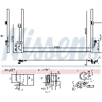 Kondenzator, klima-uređaj NISSENS NIS 940556 IC-D9ABCE