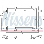 Kondenzator, klima-uređaj NISSENS NIS 940578 IC-D6791D