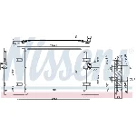 Kondenzator, klima-uređaj NISSENS NIS 940584 IC-D9ABF3