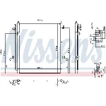 Kondenzator, klima-uređaj NISSENS NIS 940610 IC-D7429C