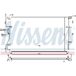 Kondenzator, klima-uređaj NISSENS NIS 940629 IC-D7429F
