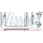 Kondenzator, klima-uređaj NISSENS NIS 940633 IC-E0B766