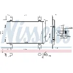 Kondenzator, klima-uređaj NISSENS NIS 940635 IC-D9ABFF