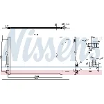 Kondenzator, klima-uređaj NISSENS NIS 940837 IC-G0QQ3E