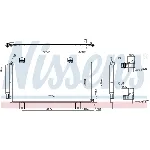 Kondenzator, klima-uređaj NISSENS NIS 941039 IC-E0B770