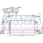Kondenzator, klima-uređaj NISSENS NIS 941047 IC-E4AA6D