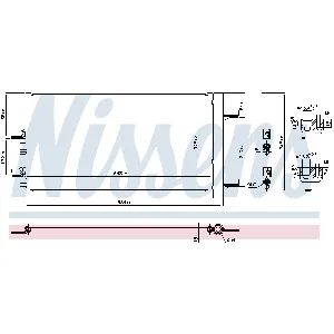 Kondenzator, klima-uređaj NISSENS NIS 941049 IC-G07R8Z