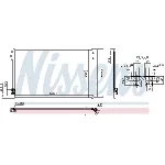 Kondenzator, klima-uređaj NISSENS NIS 941054 IC-E447CC