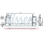 Kondenzator, klima-uređaj NISSENS NIS 941073 IC-E4680C