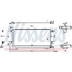 Kondenzator, klima-uređaj NISSENS NIS 941076 IC-G04THC