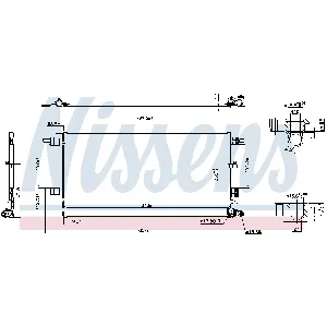 Kondenzator, klima-uređaj NISSENS NIS 941076 IC-G04THC