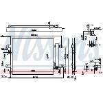 Kondenzator, klima-uređaj NISSENS NIS 941105 IC-F71364
