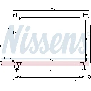 Kondenzator, klima-uređaj NISSENS NIS 941147 IC-EBB28C