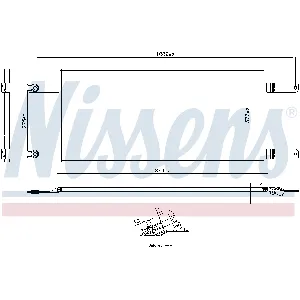 Kondenzator, klima-uređaj NISSENS NIS 941155 IC-G0KZDA