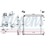 Kondenzator, klima-uređaj NISSENS NIS 941164 IC-G0P180