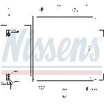 Kondenzator, klima-uređaj NISSENS NIS 941176 IC-G04THF