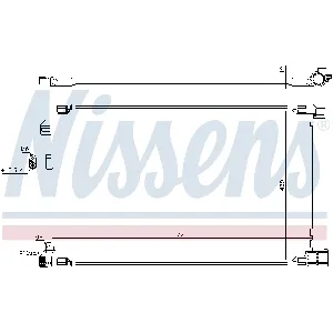 Kondenzator, klima-uređaj NISSENS NIS 941217 IC-G0O8Q6