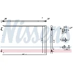 Kondenzator, klima-uređaj NISSENS NIS 941297 IC-G0UAFR