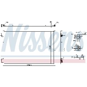 Kondenzator, klima-uređaj NISSENS NIS 941297 IC-G0UAFR