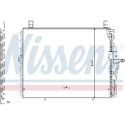 Kondenzator, klima-uređaj NISSENS NIS 94176 IC-364981