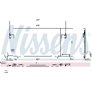 Kondenzator, klima-uređaj NISSENS NIS 94200 IC-364937