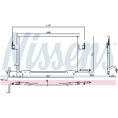 Kondenzator, klima-uređaj NISSENS NIS 94200 IC-364937