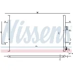 Kondenzator, klima-uređaj NISSENS NIS 94251 IC-364959