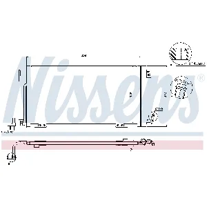 Kondenzator, klima-uređaj NISSENS NIS 94321 IC-365031