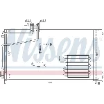 Kondenzator, klima-uređaj NISSENS NIS 94545 IC-474041