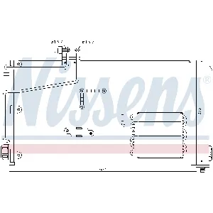 Kondenzator, klima-uređaj NISSENS NIS 94545 IC-474041