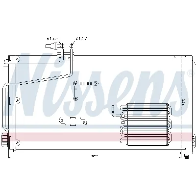 Kondenzator, klima-uređaj NISSENS NIS 94545 IC-474041