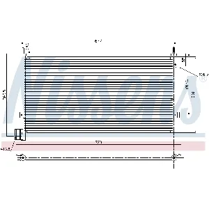 Kondenzator, klima-uređaj NISSENS NIS 94578 IC-A0F8FA