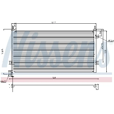 Kondenzator, klima-uređaj NISSENS NIS 94578 IC-A0F8FA