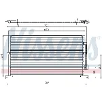 Kondenzator, klima-uređaj NISSENS NIS 94585 IC-9D295F