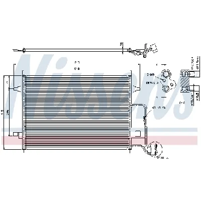 Kondenzator, klima-uređaj NISSENS NIS 94592 IC-9D2966
