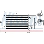 Kondenzator, klima-uređaj NISSENS NIS 94597 IC-9D296A