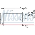Kondenzator, klima-uređaj NISSENS NIS 94601 IC-A35A46