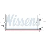 Kondenzator, klima-uređaj NISSENS NIS 94616 IC-A95EDA