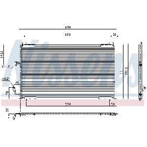 Kondenzator, klima-uređaj NISSENS NIS 94625 IC-9D2973
