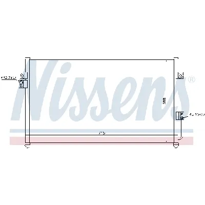 Kondenzator, klima-uređaj NISSENS NIS 94634 IC-9D2975