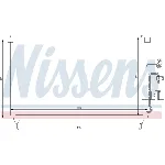 Kondenzator, klima-uređaj NISSENS NIS 94639 IC-9D297A